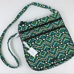 NEW Vera Bradley Triple Zip Hipster Rain Forest